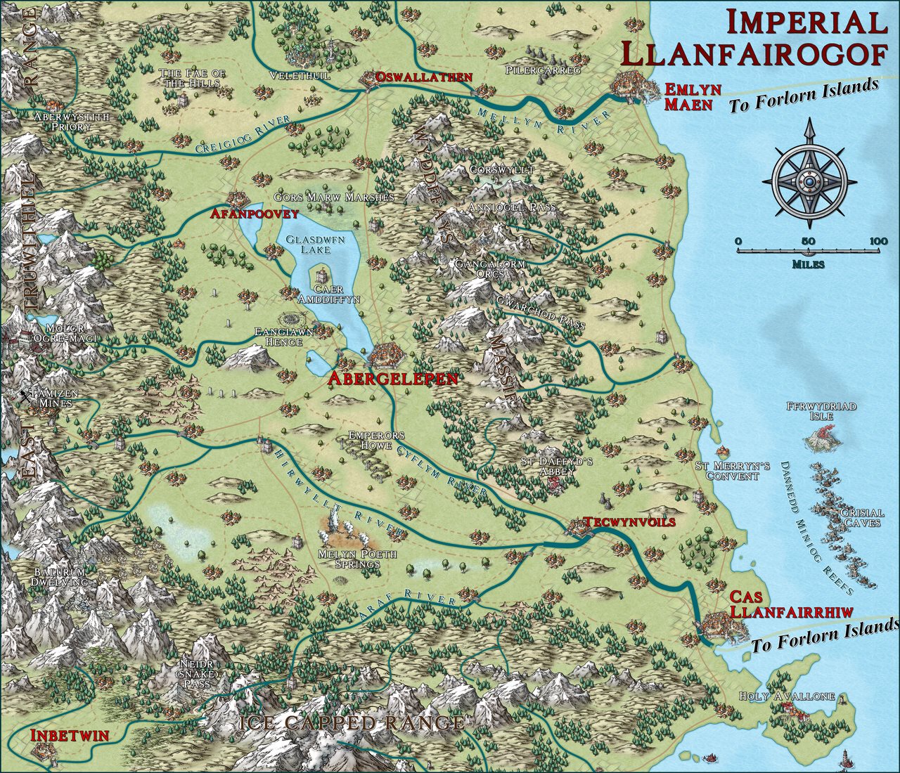 Nibirum Map: imperial llanfairogof by Quenten Walker